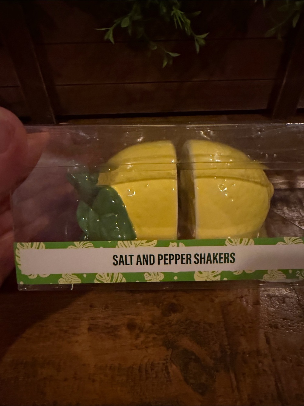 Ceramic Lemon Salt and Pepper Shaker Set - Yellow